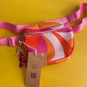 NWT Herschel Jade Purple Brown Settlement Hip Pack